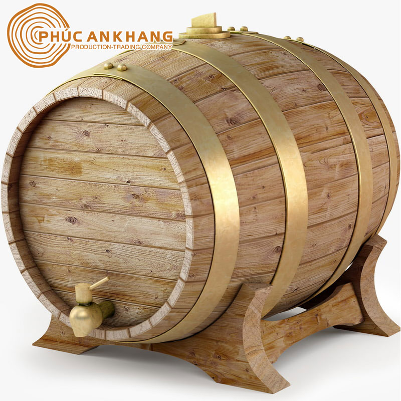 Bán thùng rượu gỗ sồi