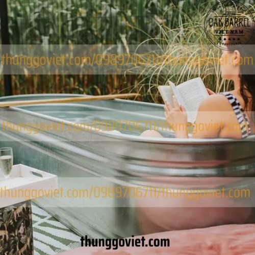 BỒN TẮM INOX - LỰA CHỌN HOÀN HẢO CHO LIỆU PHÁP NGÂM LẠNH