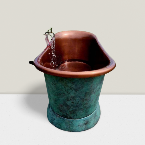 Bồn Tắm Bằng Đồng Cổ Điển Oval