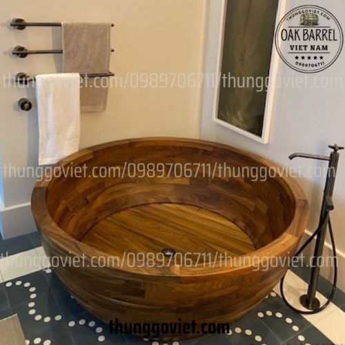 BỒN TẮM GỖ NHẬP KHẨU GIÁ BAO NHIÊU ?