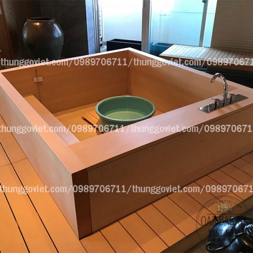 BỒN TẮM GỖ KIỂU NHẬT - BỒN TẮM GỖ SPA