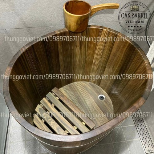 BỒN TẮM GỖ MINI KÍCH THƯỚC BAO NHIÊU ?