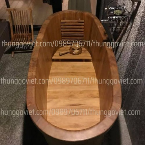 BỒN TẮM GỖ GHÉP NGANG KHÁC GÌ GHÉP DỌC