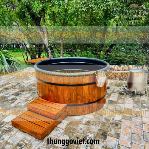 BỒN TẮM TRÒN ĐƯỜNG KÍNH 2M – GIẢI PHÁP HOÀN HẢO CHO SPA, RESORT VÀ GIA ĐÌNH