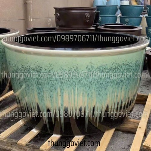 Bồn Tắm Chum Onsen Dáng Tròn