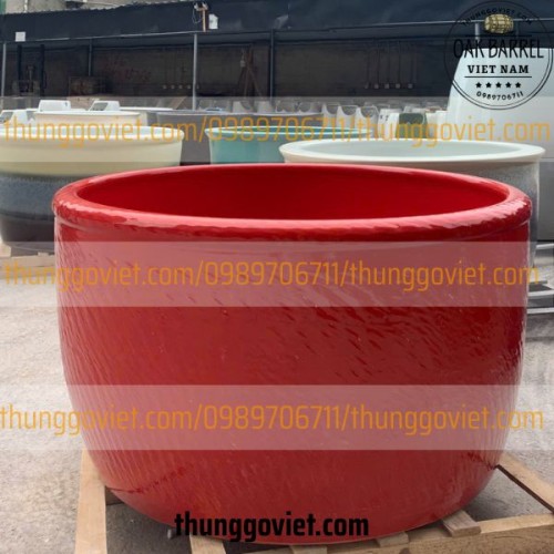 Chum Onsen Hình Trụ Thẳng Đỏ