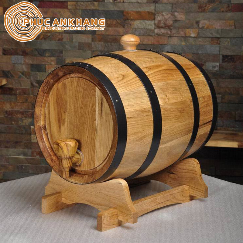 Gia thùng rượu gỗ sồi