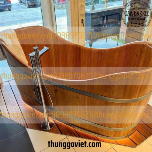 THÙNG TẮM GỖ SPA - XƯỞNG SẢN XUẤT BỒN TẮM GỖ TẠI QUẢNG TRỊ