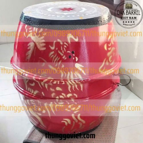 TRỐNG TRƯỜNG CAO 80CM, MẶT 60CM