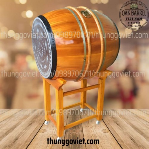 Trống Trường Học Gỗ Mít Lõi Không Sơn